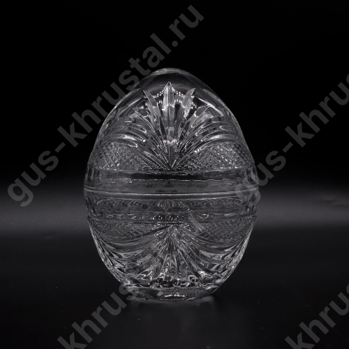Хрустальное Пасхальное яйцо шкатулка